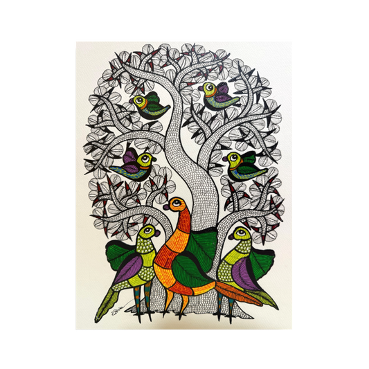 Gond Peacock - 1
