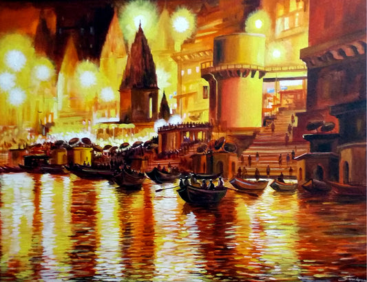 Festival Night Varanasi Ghats
