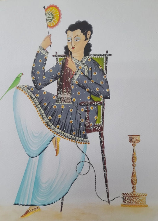 Babu with Hookah