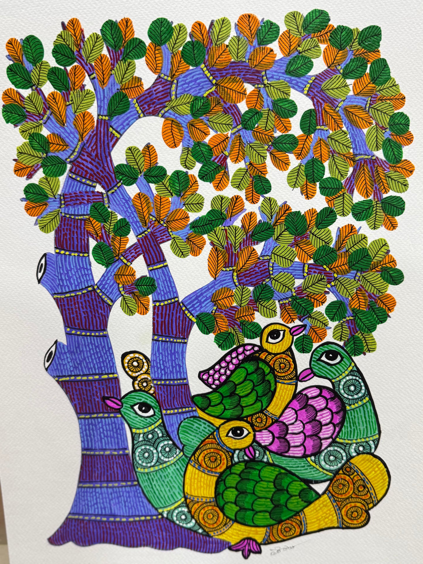 Gond Peacock