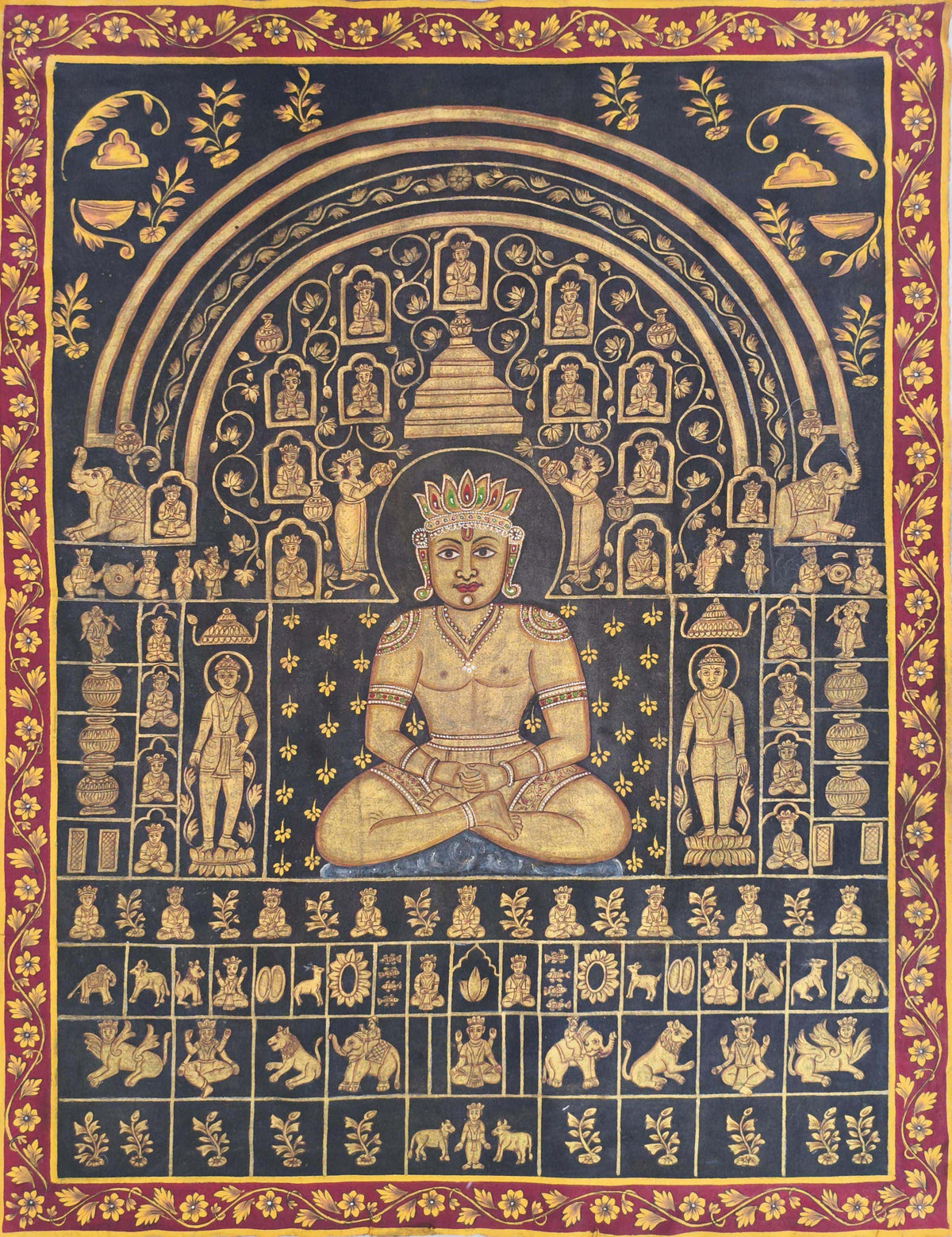 Mahavir Swami Jain Painting