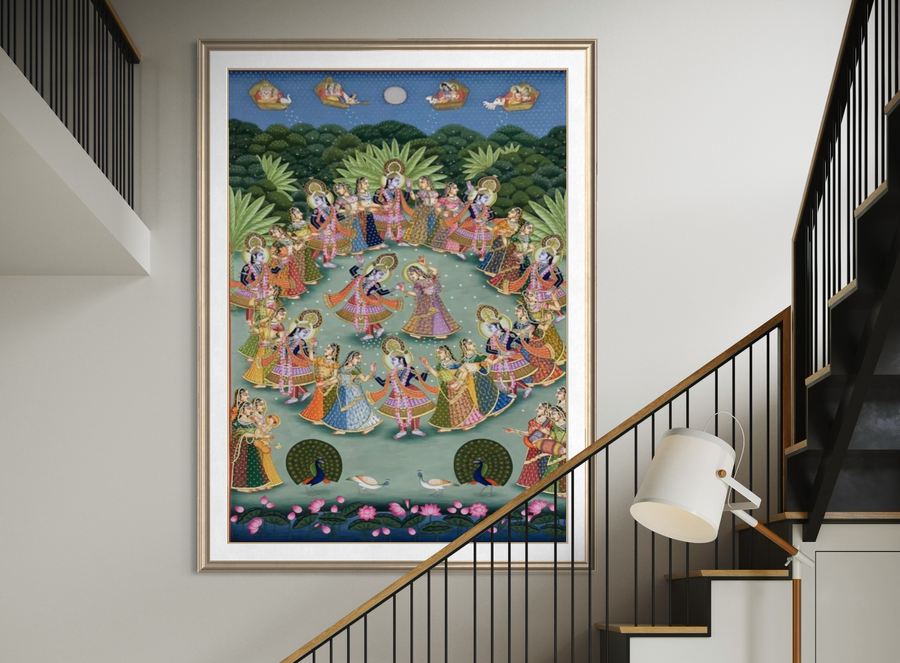A Hand-Painted Pichwai finds a home