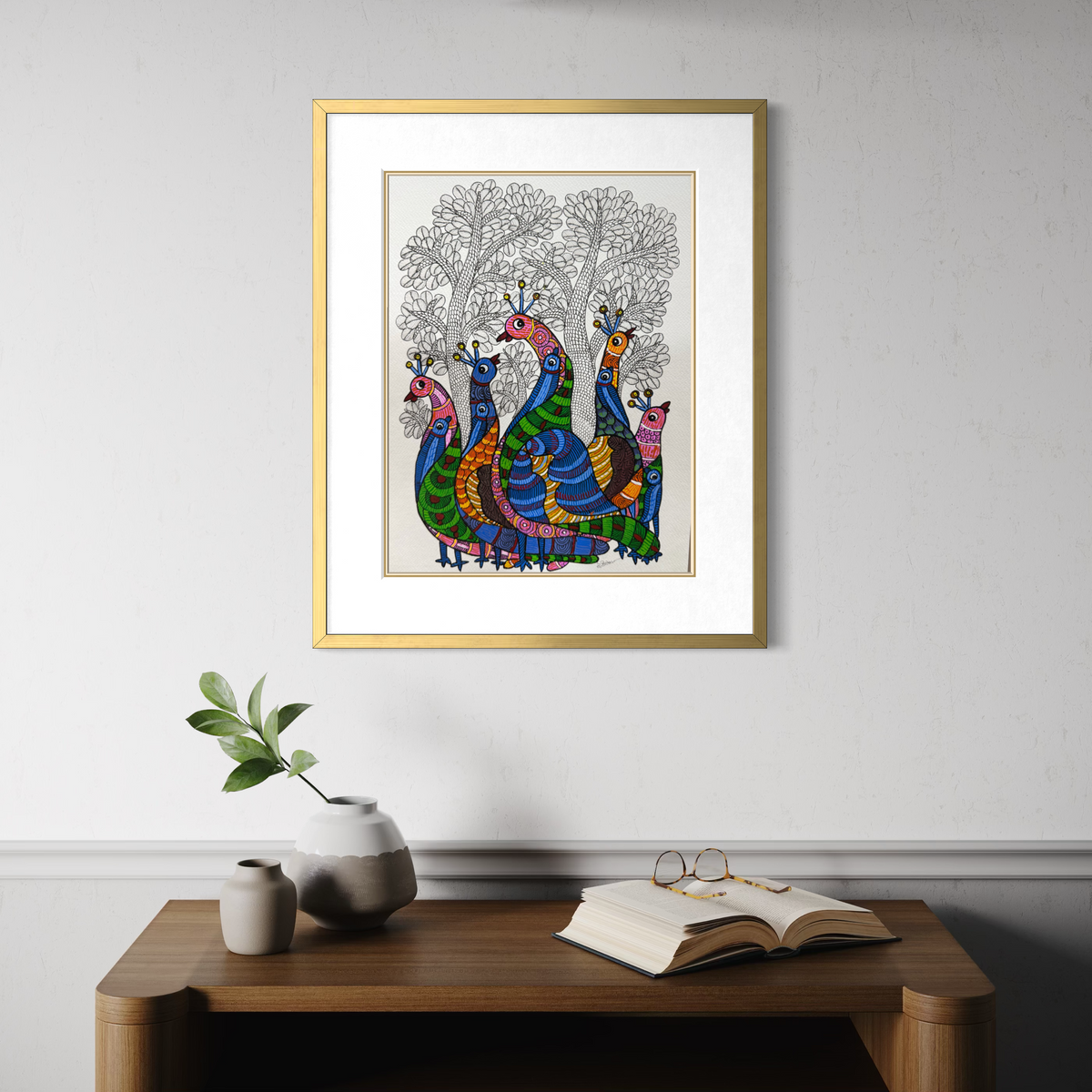 Gond Peacock 1
