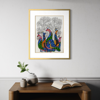 Gond Peacock 1