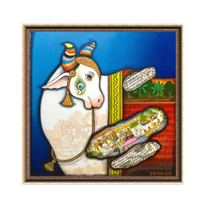 Krishna With Cow