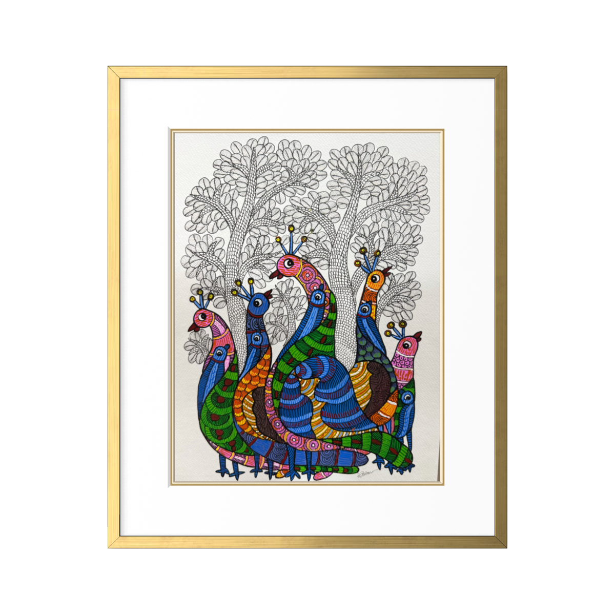 Gond Peacock 1