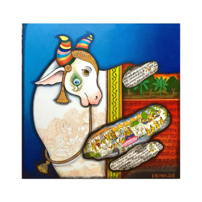 Krishna With Cow
