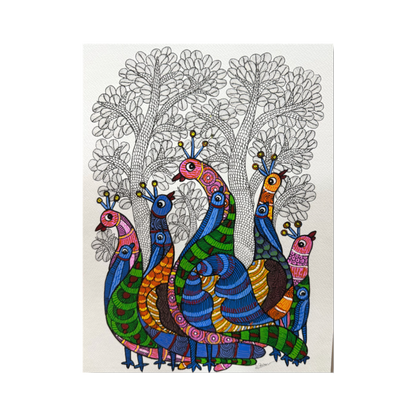 Gond Peacock 1