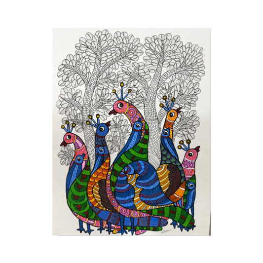Gond Peacock 1