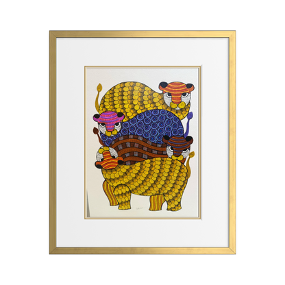 Gond Four Cheetahs
