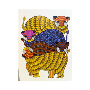 Gond Four Cheetahs
