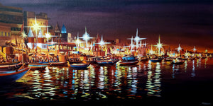 Beauty of Night Varanasi Ghats