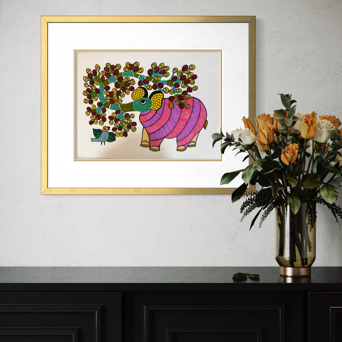 Gond Elephant Tree