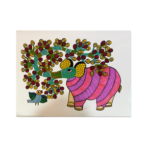 Gond Elephant Tree