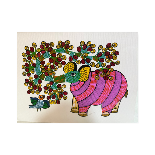 Gond Elephant Tree