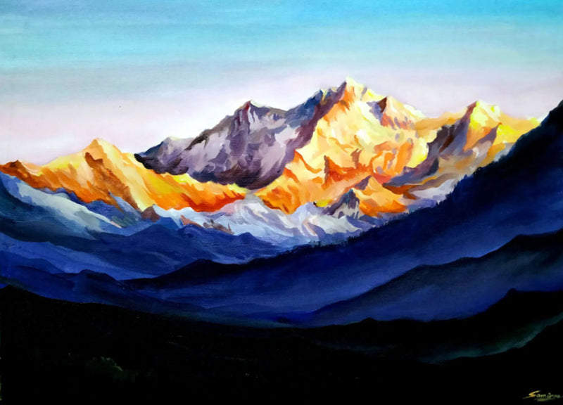 Sunset  Kanchenjunga