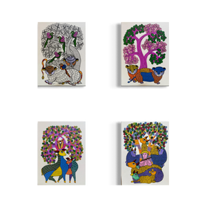 Gond Set of 4