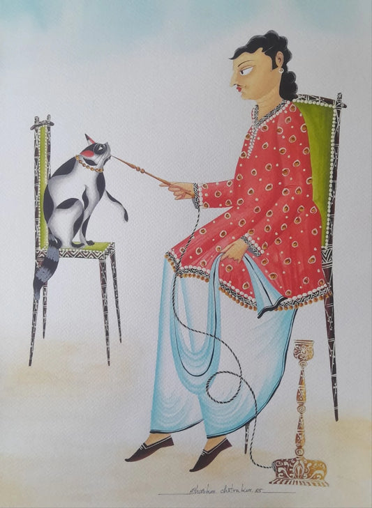 Babu teasing Cat