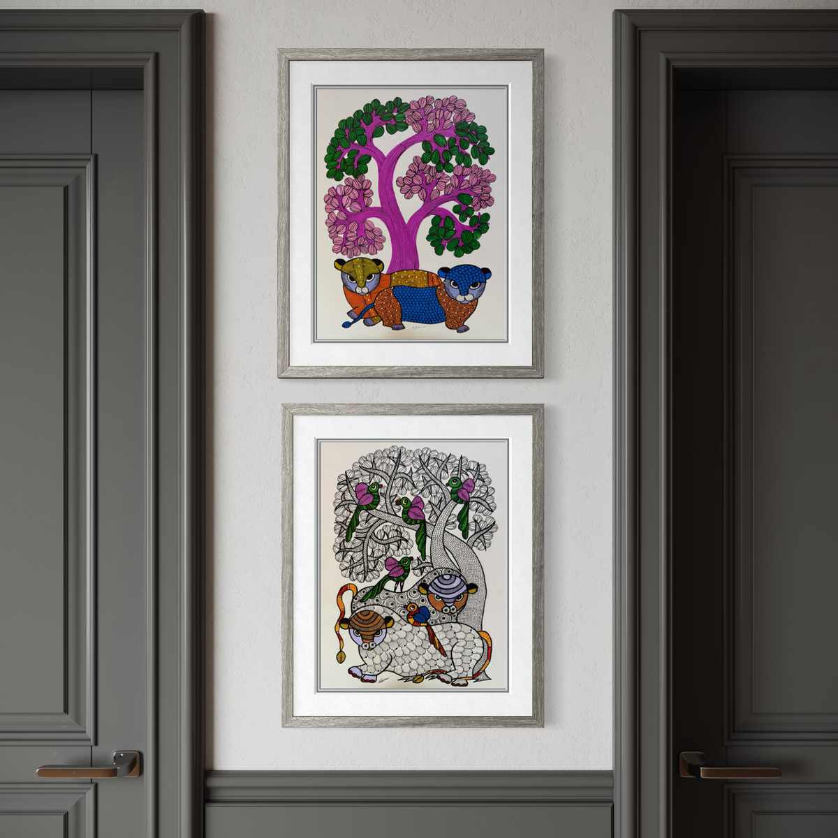 Gond Set of 2