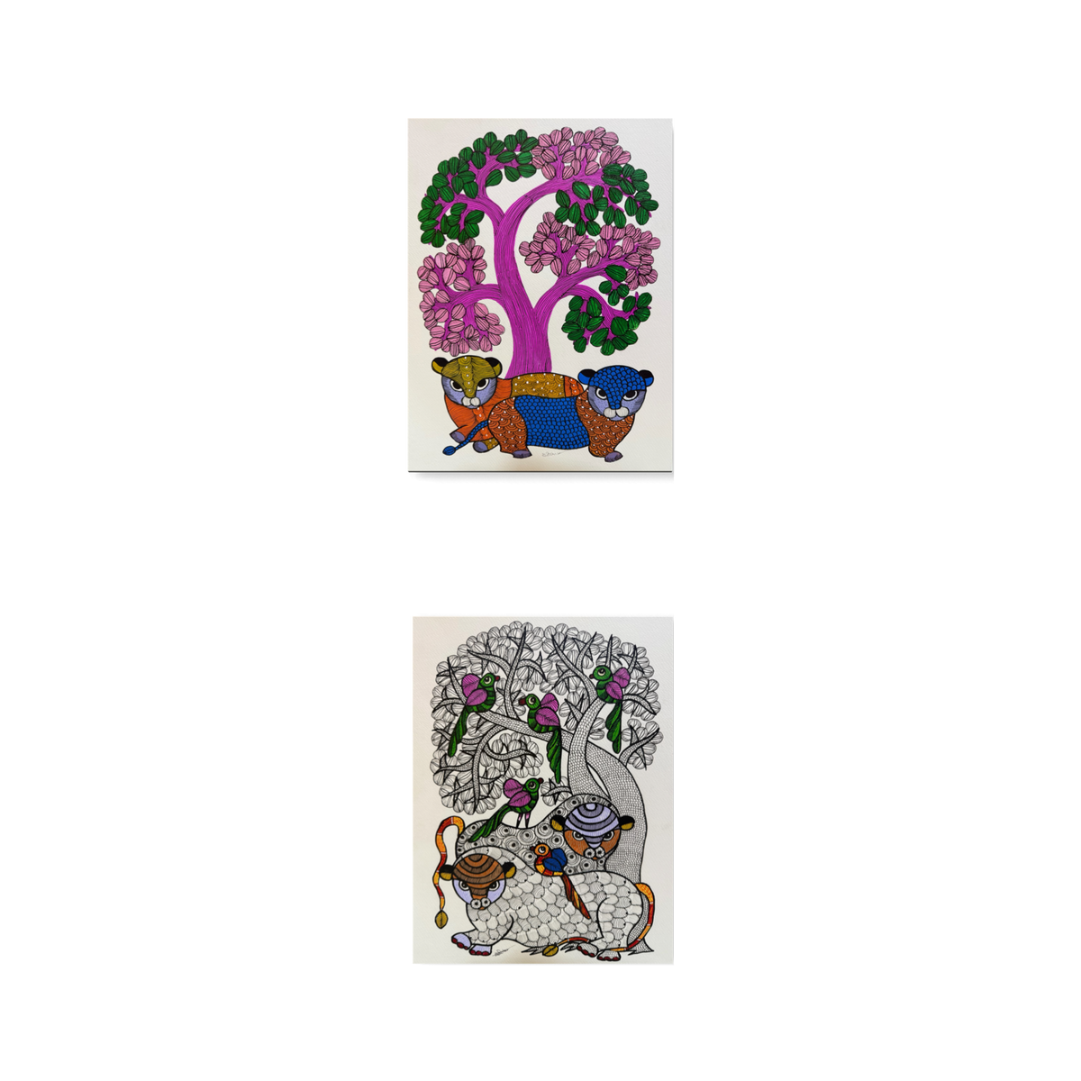 Gond Set of 2