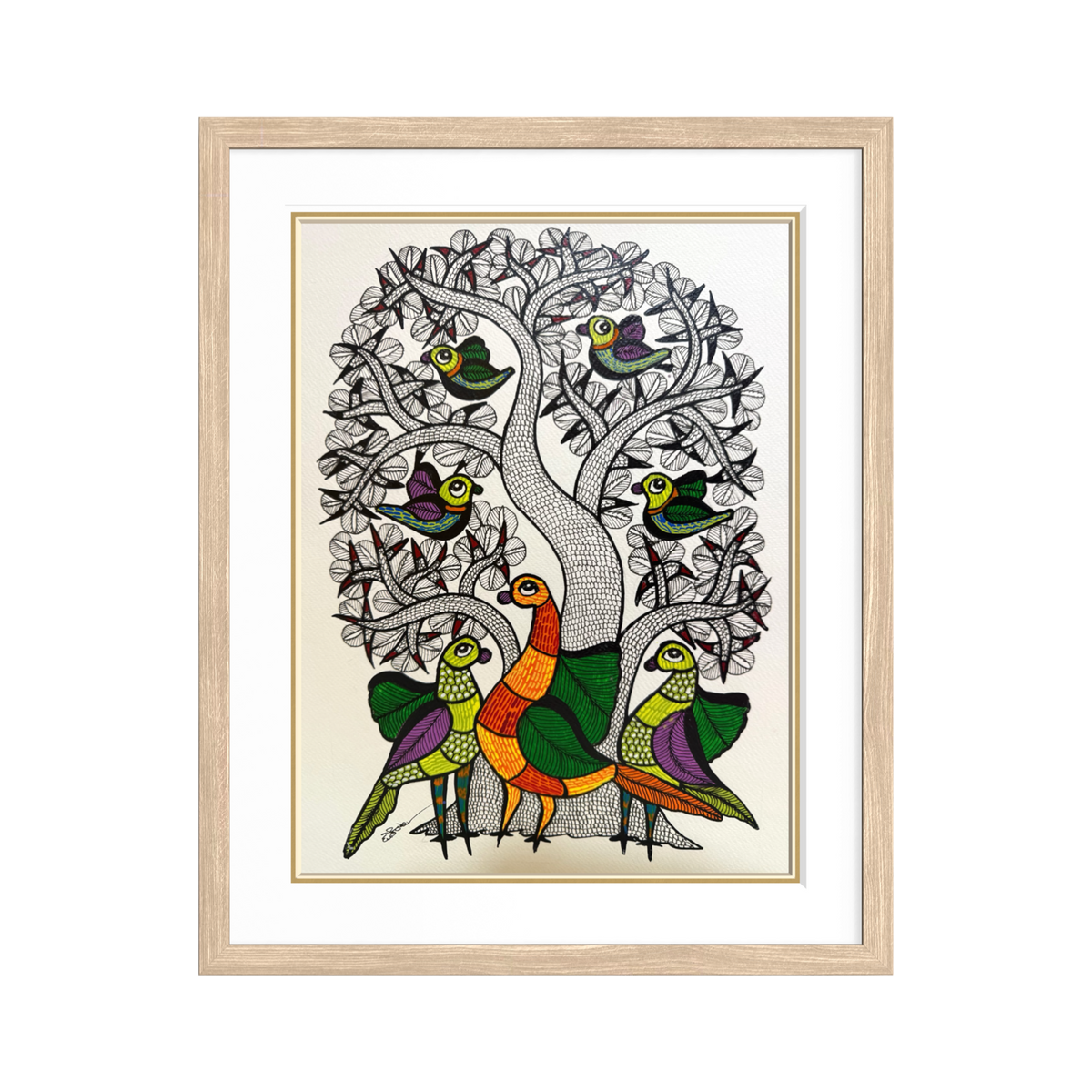 Gond Peacock - 1