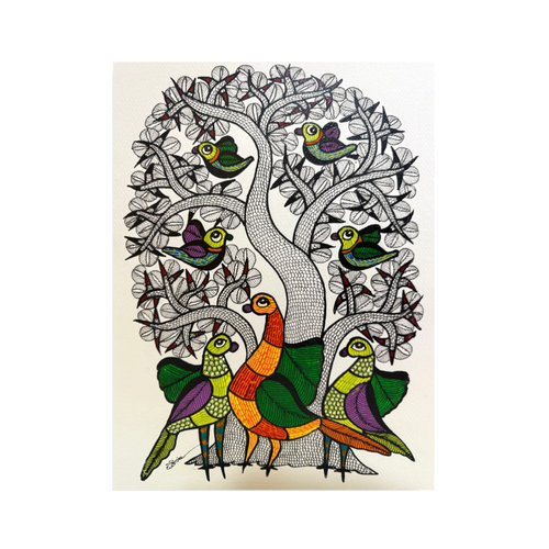 Gond Peacock - 1
