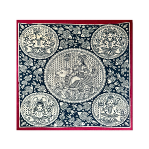 Parvati Maa with Bramha Vishnu Mahesh Ganesh