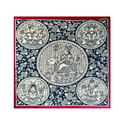 Parvati Maa with Bramha Vishnu Mahesh Ganesh