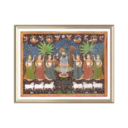 Shreenathji with Gopikas