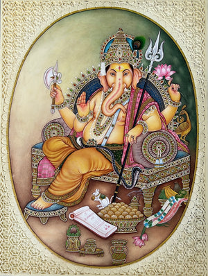 Sitting Ganesha