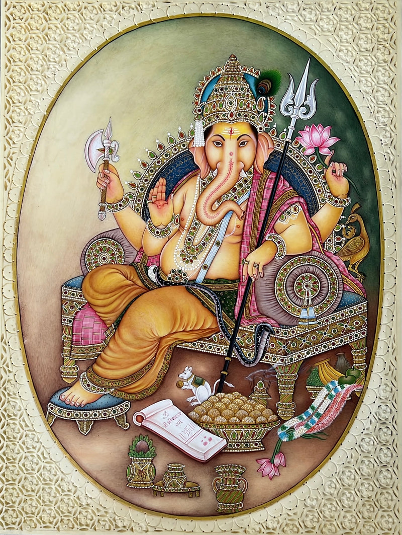 Sitting Ganesha