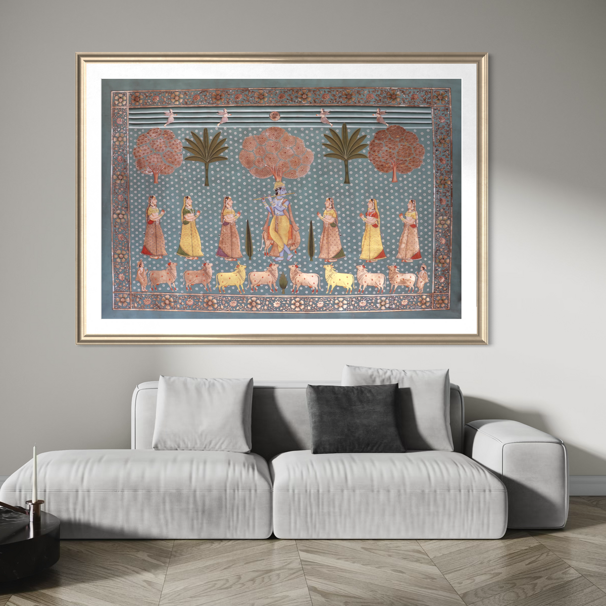 Krishna with Gopikas