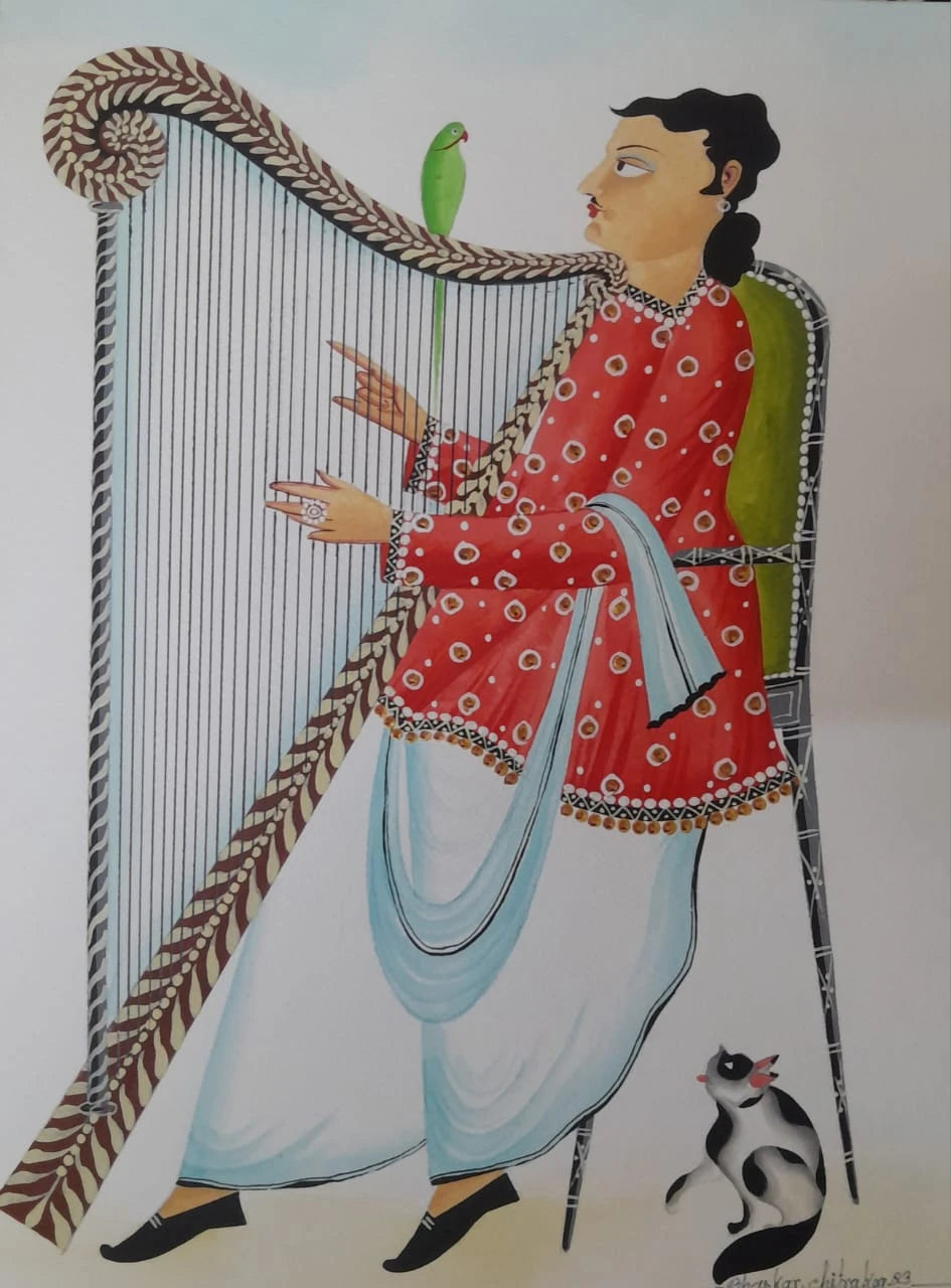 Babu playing Music