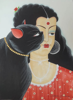 Bibi with Cat