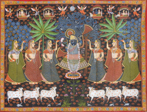 Shreenathji with Gopikas