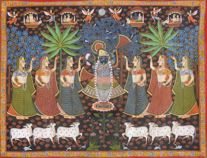 Shreenathji with Gopikas