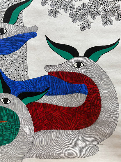 Gond Tree Of Life - 1