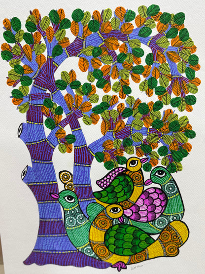 Gond Peacock