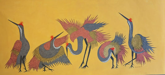 Fluttering Flamingos