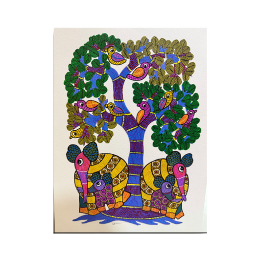 Gond Elephant Family