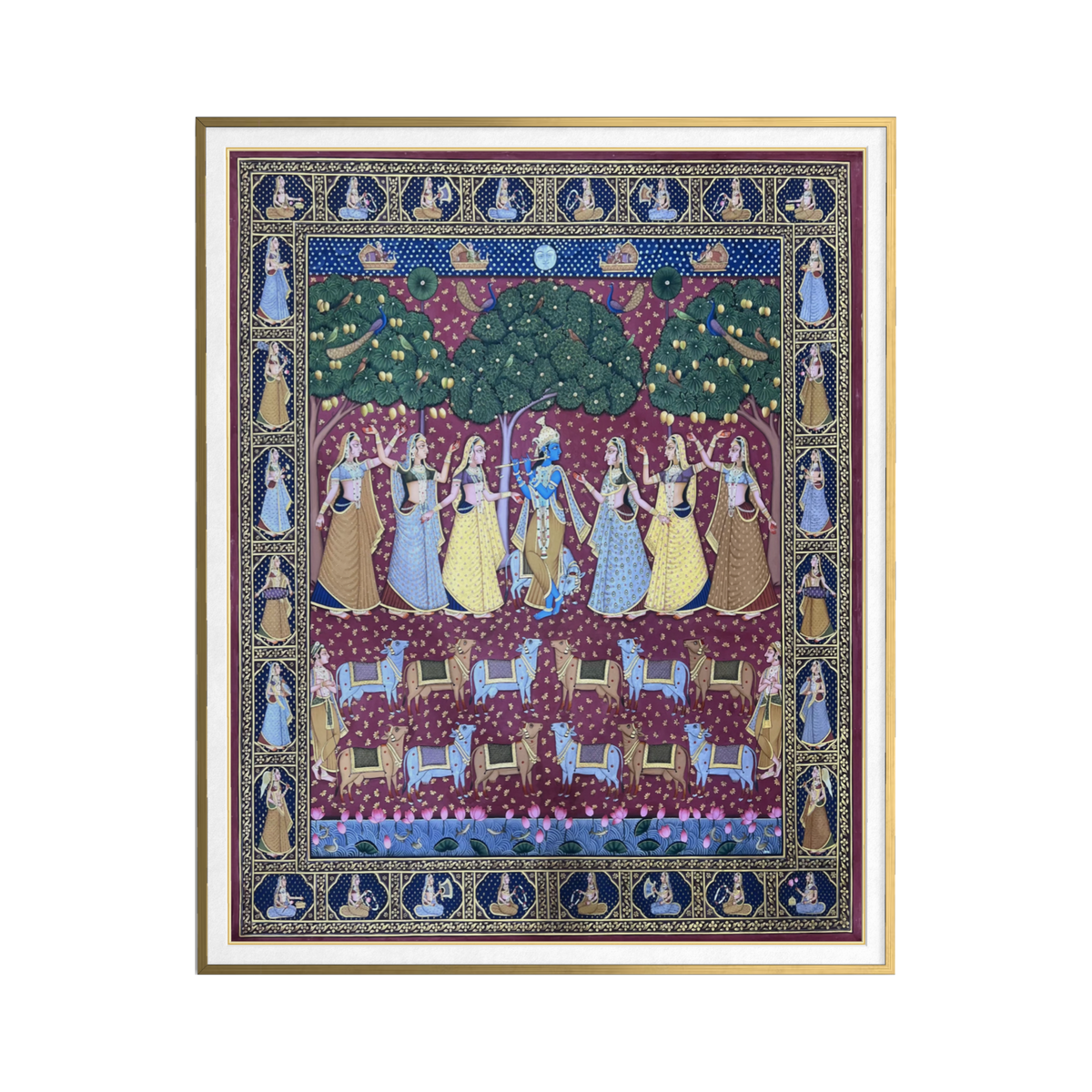 Krishna Sang Gopiya