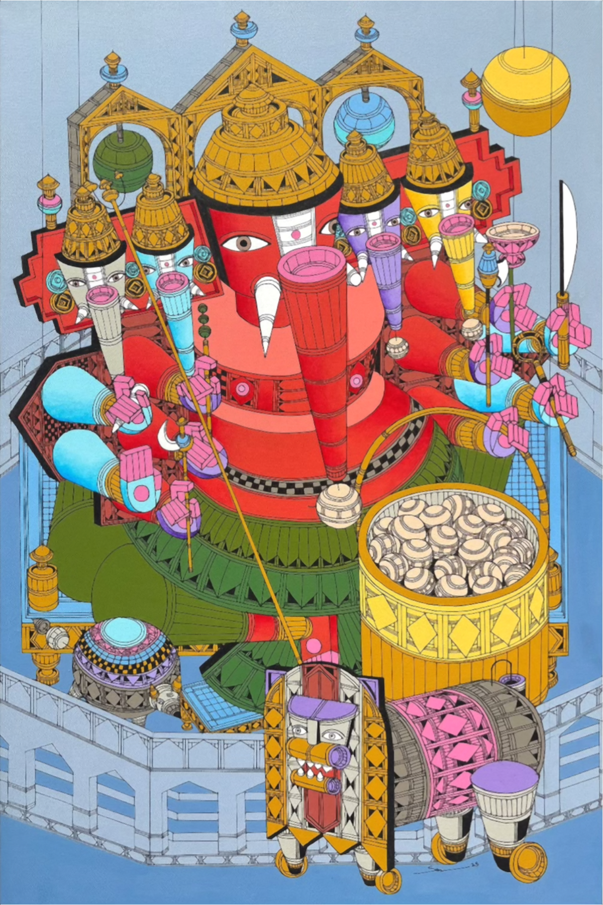 Panchmukhi Ganesha