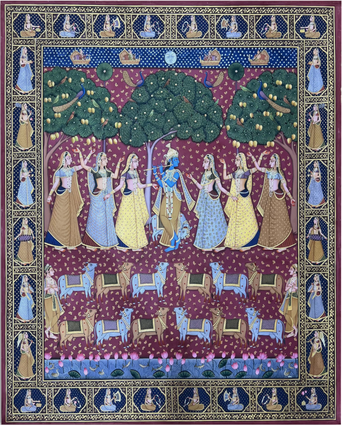 Krishna Sang Gopiya