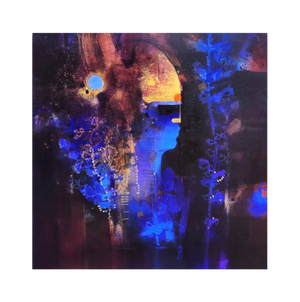 Teal Blue Painting Is Shakti